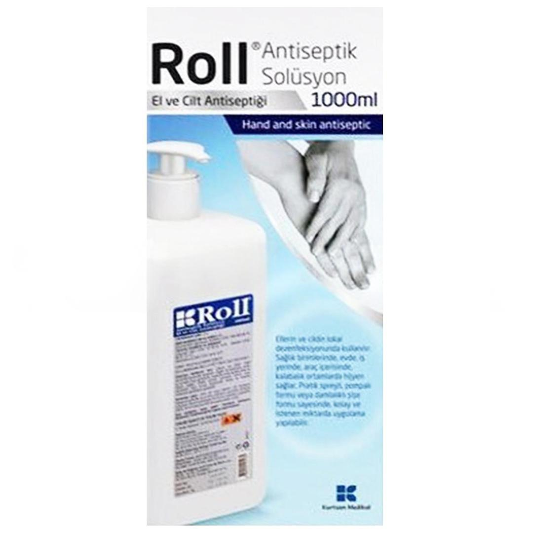 Roll El ve Cilt Dezenfektanı 1 lt (Biyosidal Ruhsatlı)