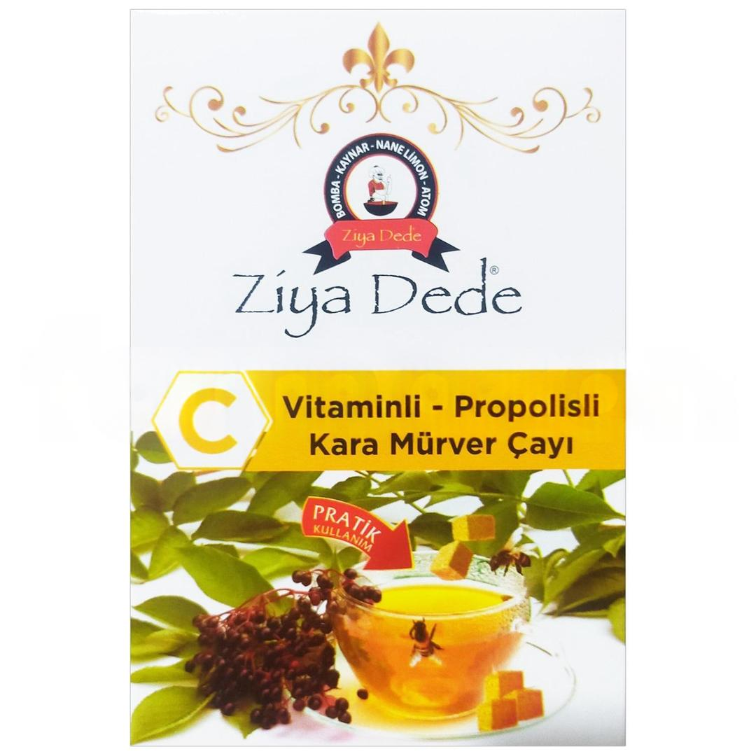 Ziya Dede C Vitaminli Propolisli Kara Mürver Çayı 150 gr