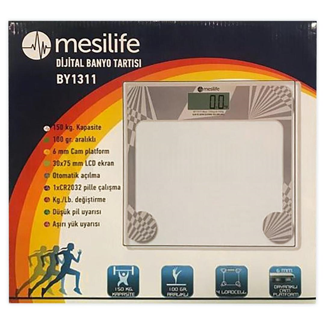 Mesilife By1311 Dijital Banyo Baskülü 150 kg Kapasiteli