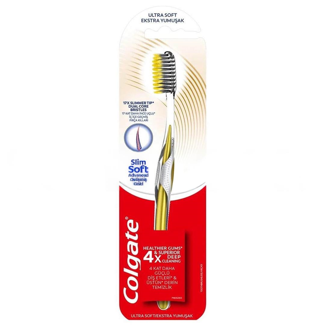 Colgate Mikro İnce Gelişmiş Gold Charcoal Ekstra Yumuşak Diş Fırçası