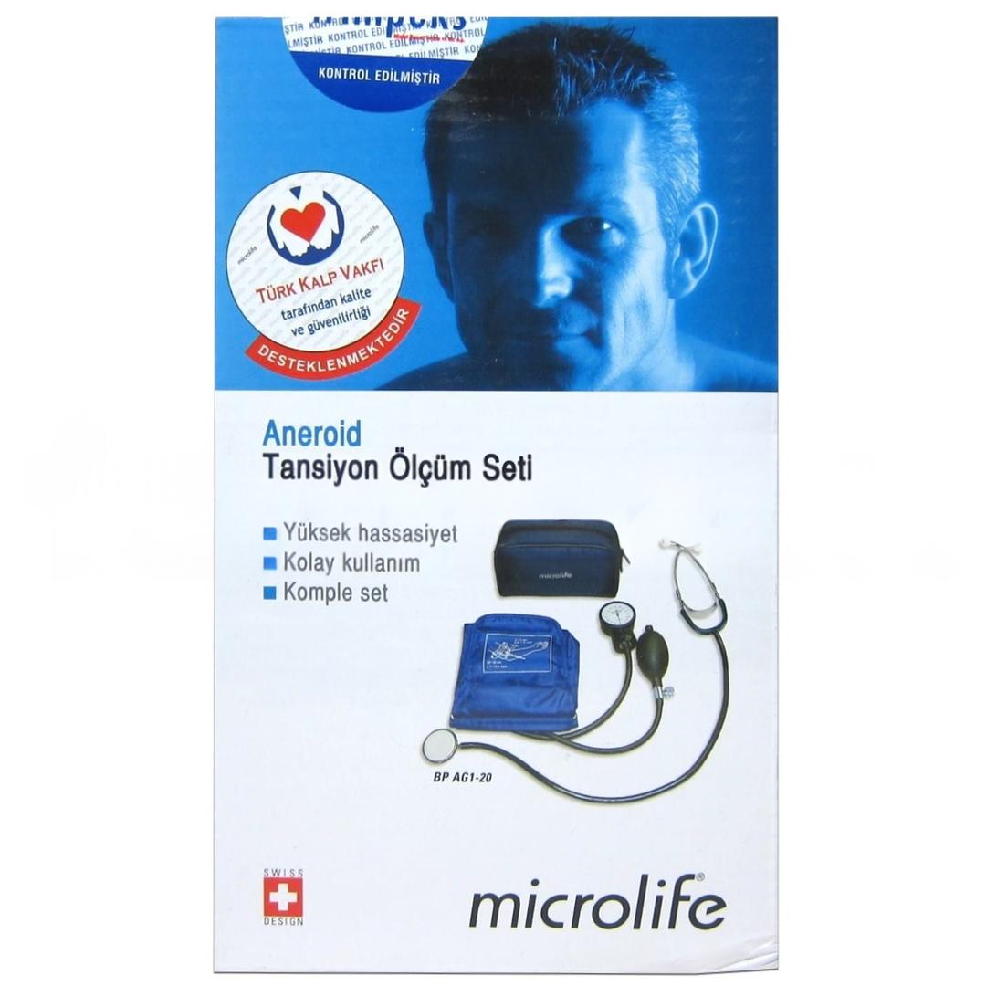 Microlife Aneroid Tansiyon Ölçüm Seti Bp Ag1-20