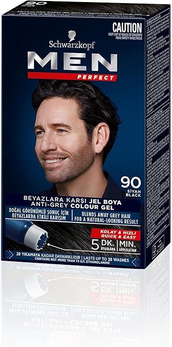 Schwarzkopf Men Perfect 90 Siyah 3 Adet Erkek Saç Boyası