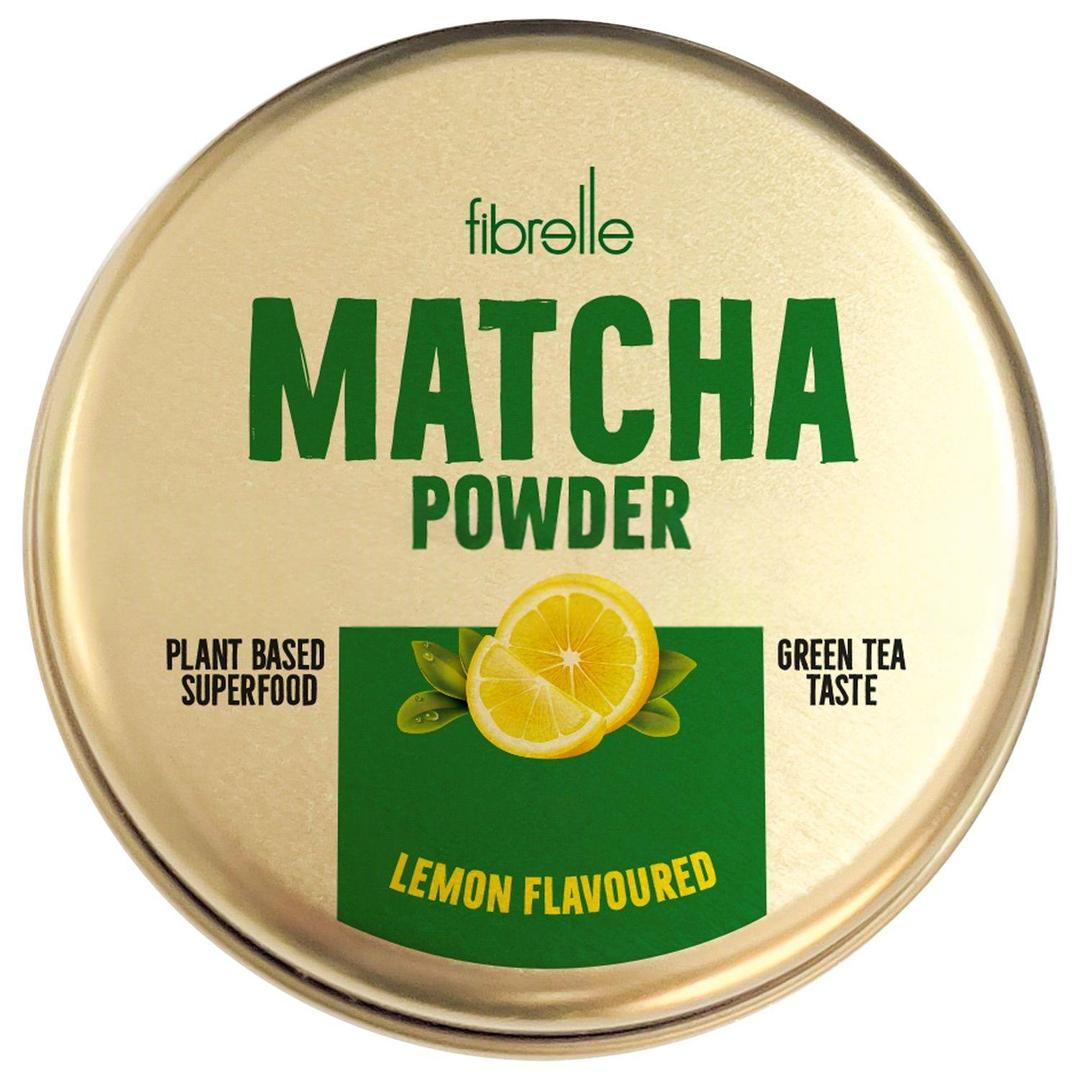 Fibrelle Matcha Limon 25 gr Teneke Kutu