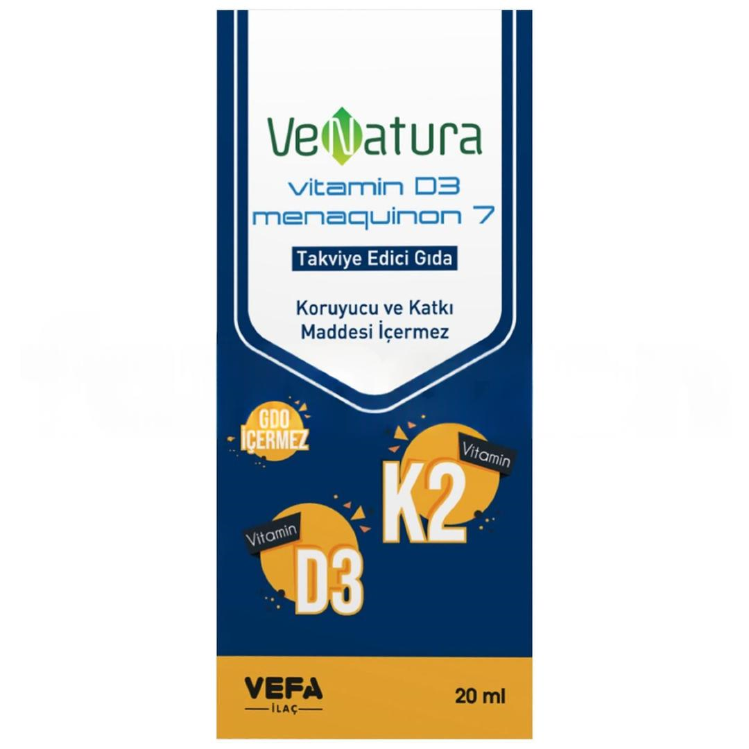 Venatura D3 K2 Damla 20 ml - Eski Ambalaj