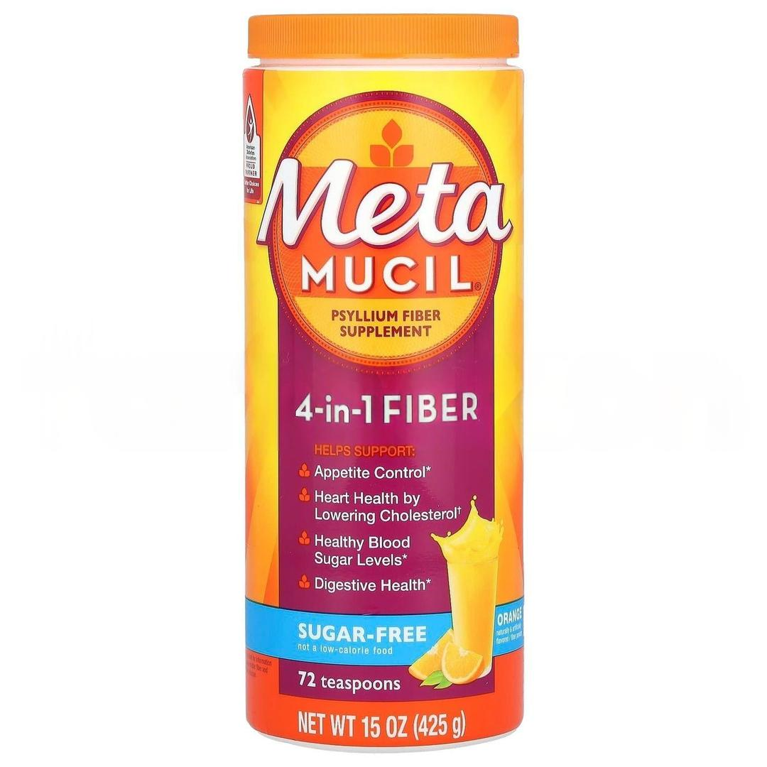 Metamucil 4-In-1 Fiber Portakal 15 oz 425 gr - İthal