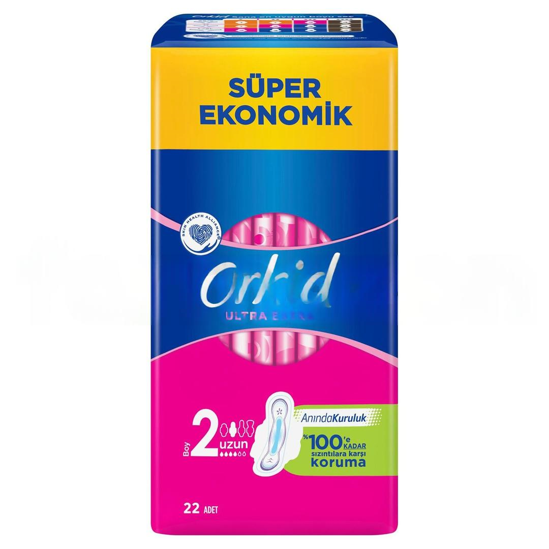 Orkid Ultra Hijyenik Ped Extra Uzun 22'li