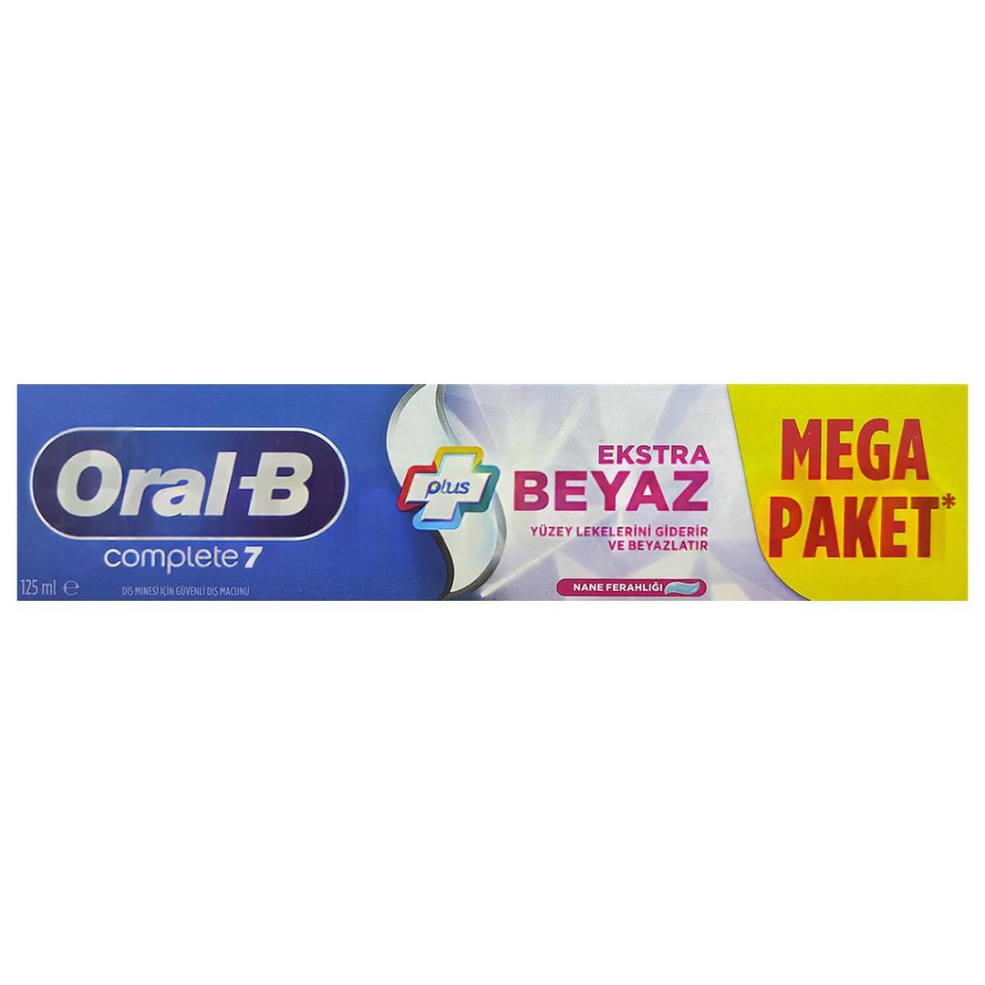 Oral-B Diş Macunu Complete 7 Extra Beyaz 125 ml