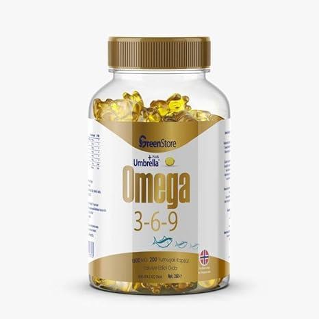 Green Store Umbrella Plus Omega 3-6-9 200 Kapsül Balık Yağı