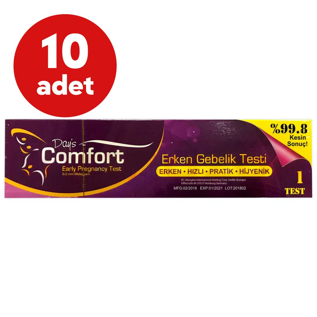 Day's Comfort Erken Gebelik Testi - 10 Adet