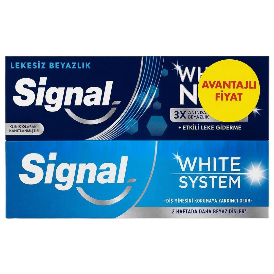 Signal İkili Set - White System 75 ml + White Now 50 ml