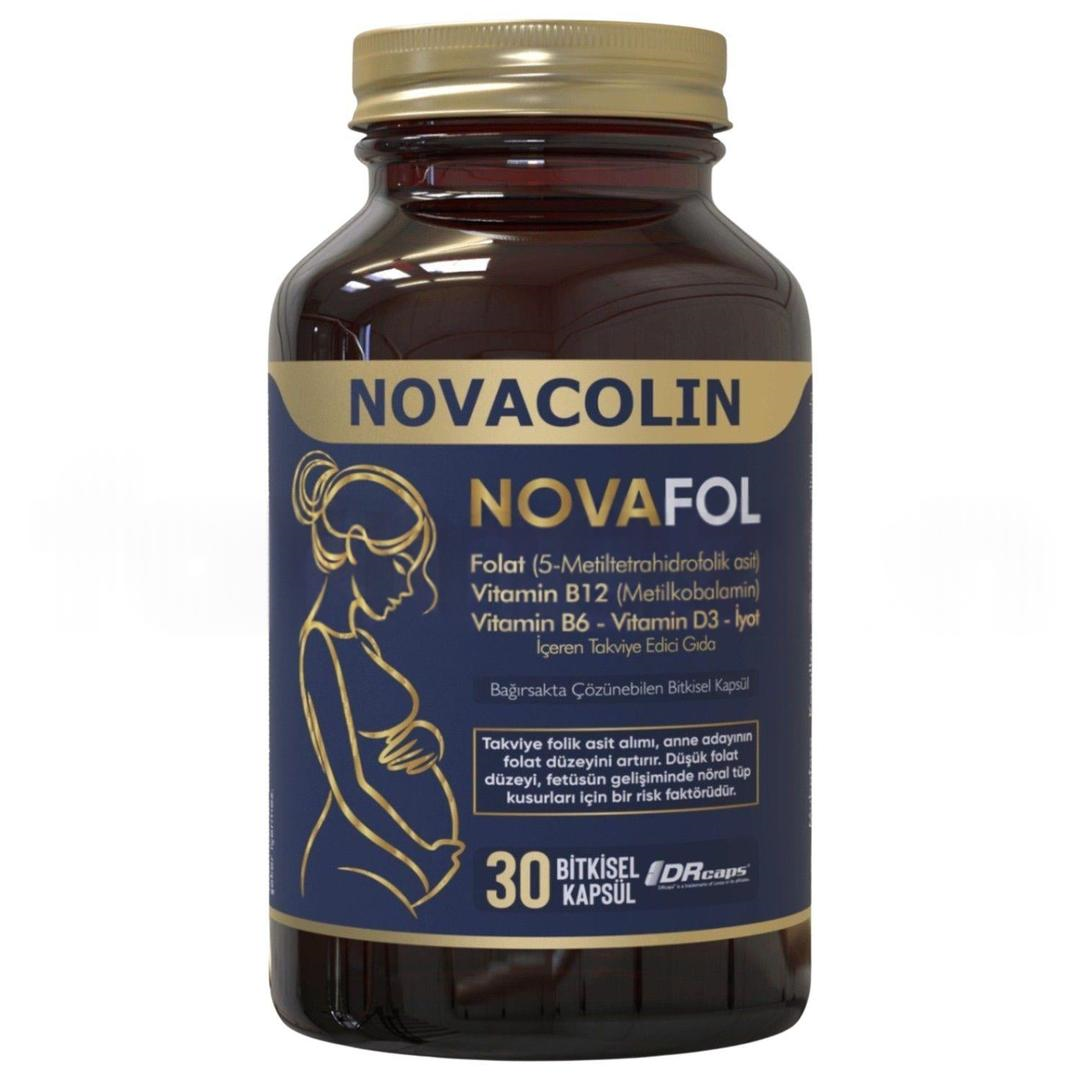 Novacolin Novafol Folik Asit 30 Kapsül