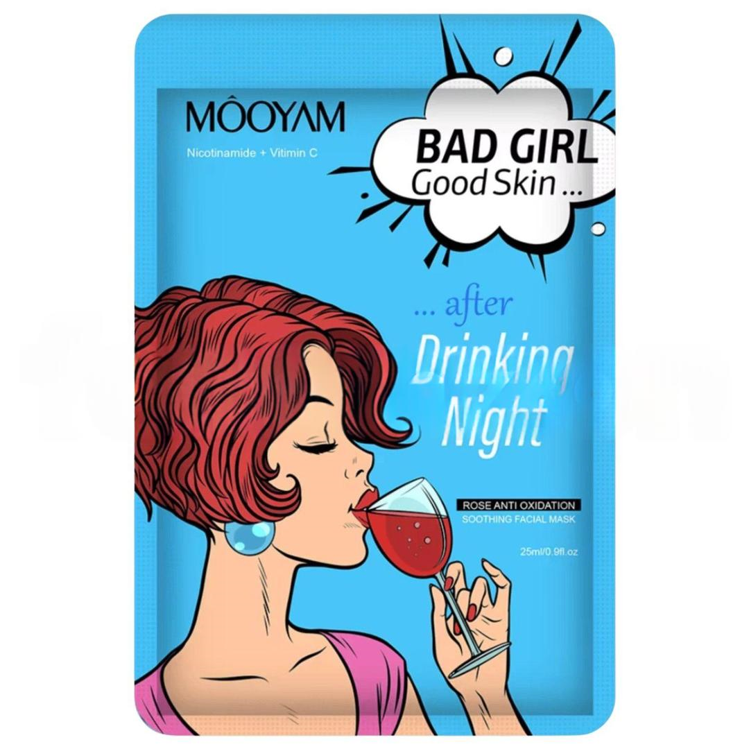 Mooyam Girls Series Facial Mask Niacinamide C Vitamin Kağıt Yüz Maskesi