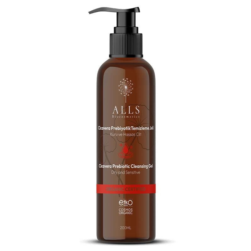 Alls Biocosmetics Organik CicaVera Prebiyotik Temizleme Jeli 200 ml