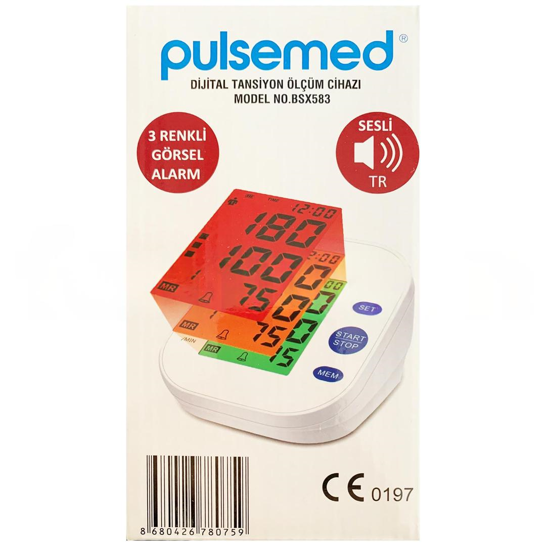 Pulsemed BSX-583 Türkçe Konuşan Dijital Tansiyon Ölçüm Cihazı Koldan Ölçer - Eski Ambalaj