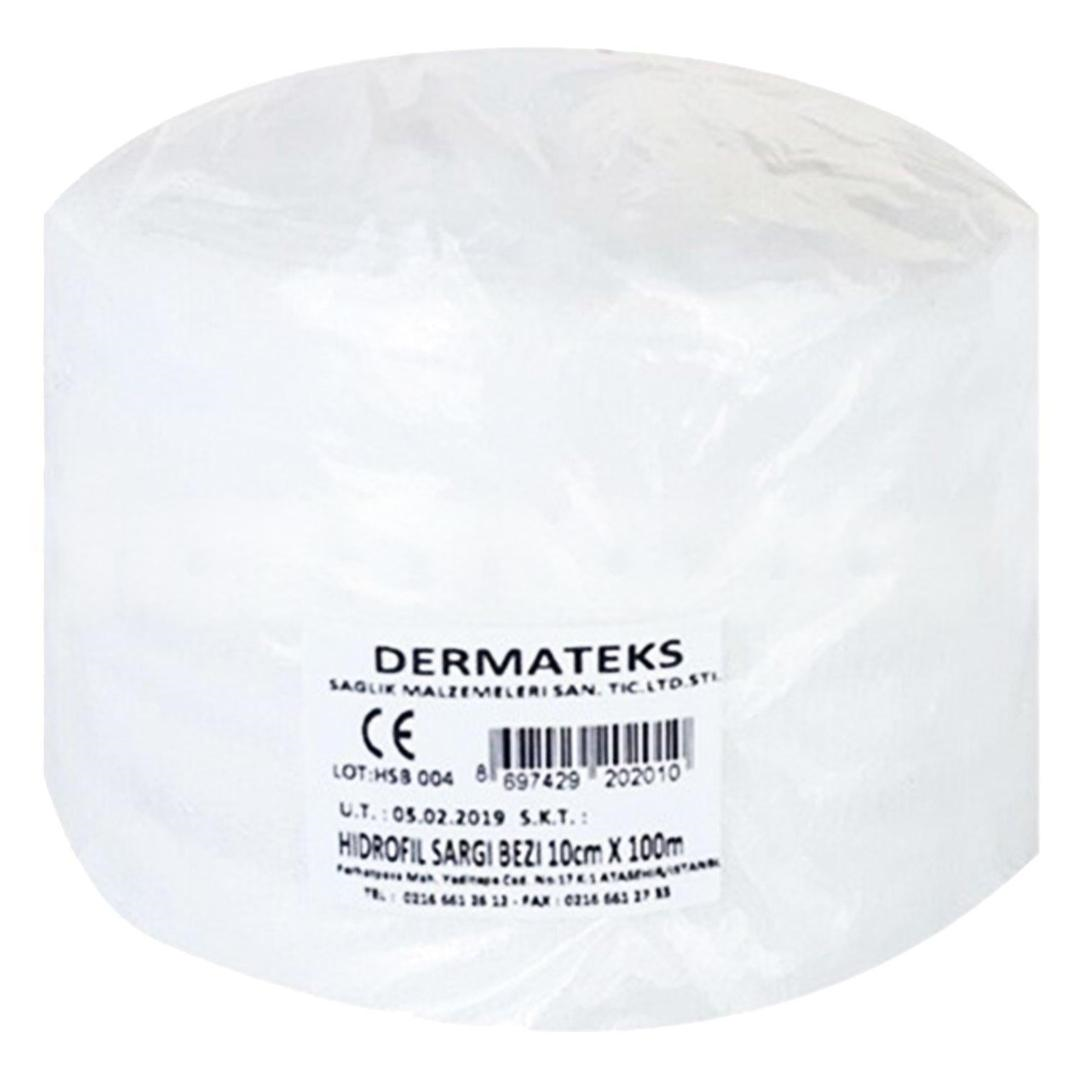 Dermateks Hidrofil Sargı Bezi 10x100 cm