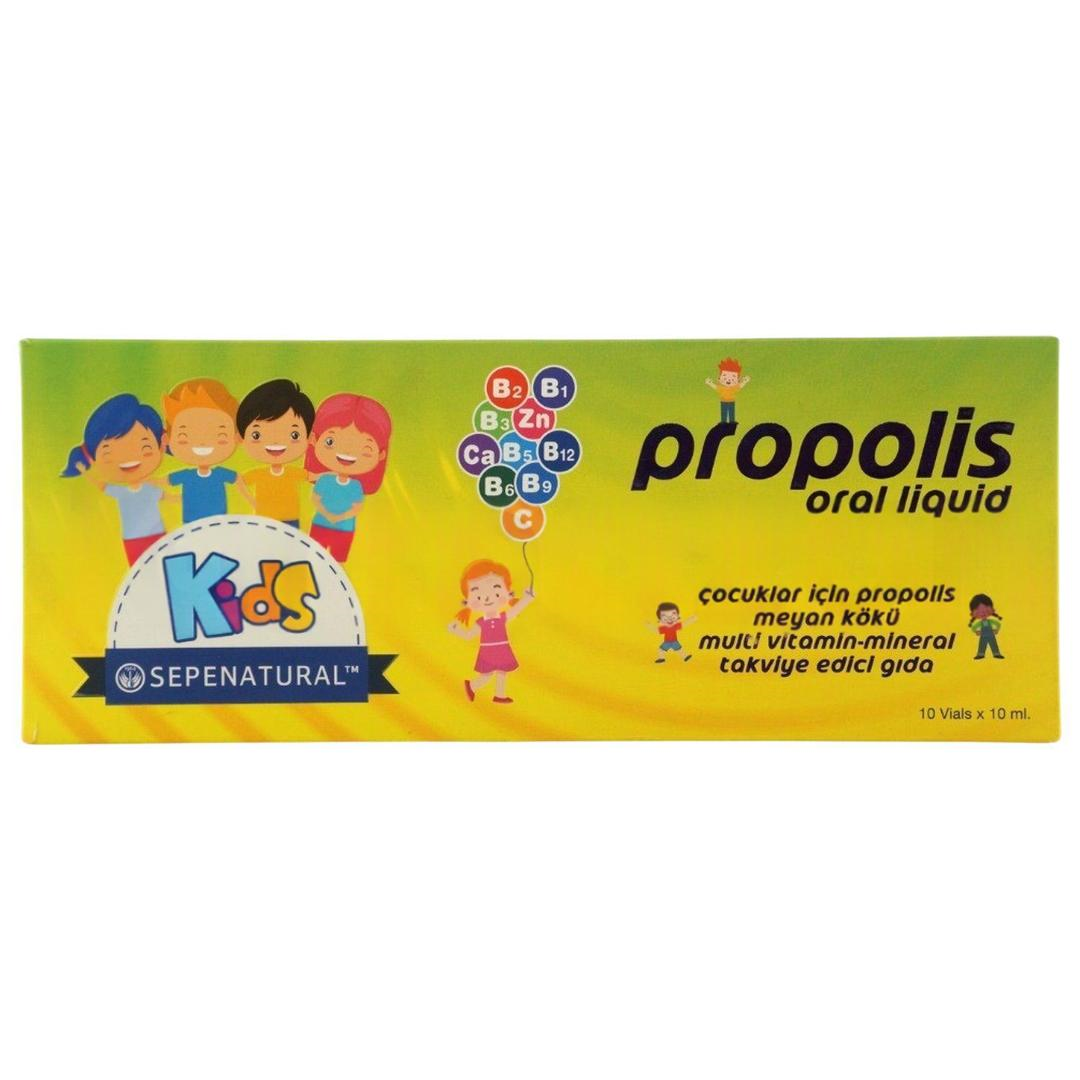 Sepe Natural Propolis Kids Vitaminli Çocuk Propolis 150 mg 10 Ampul x 10 ml