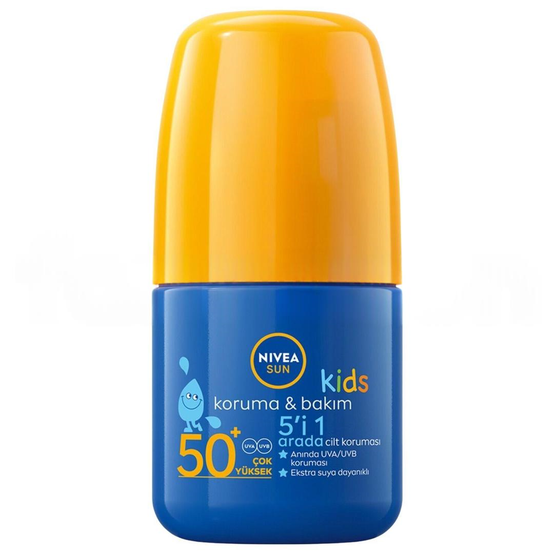 Nivea Sun Kids Koruma ve Bakım Güneş Koruyucu Roll-On 50 Faktör 50 ml