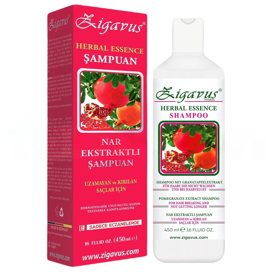 Zigavus Nar Ekstraktlı Şampuan 450 ml