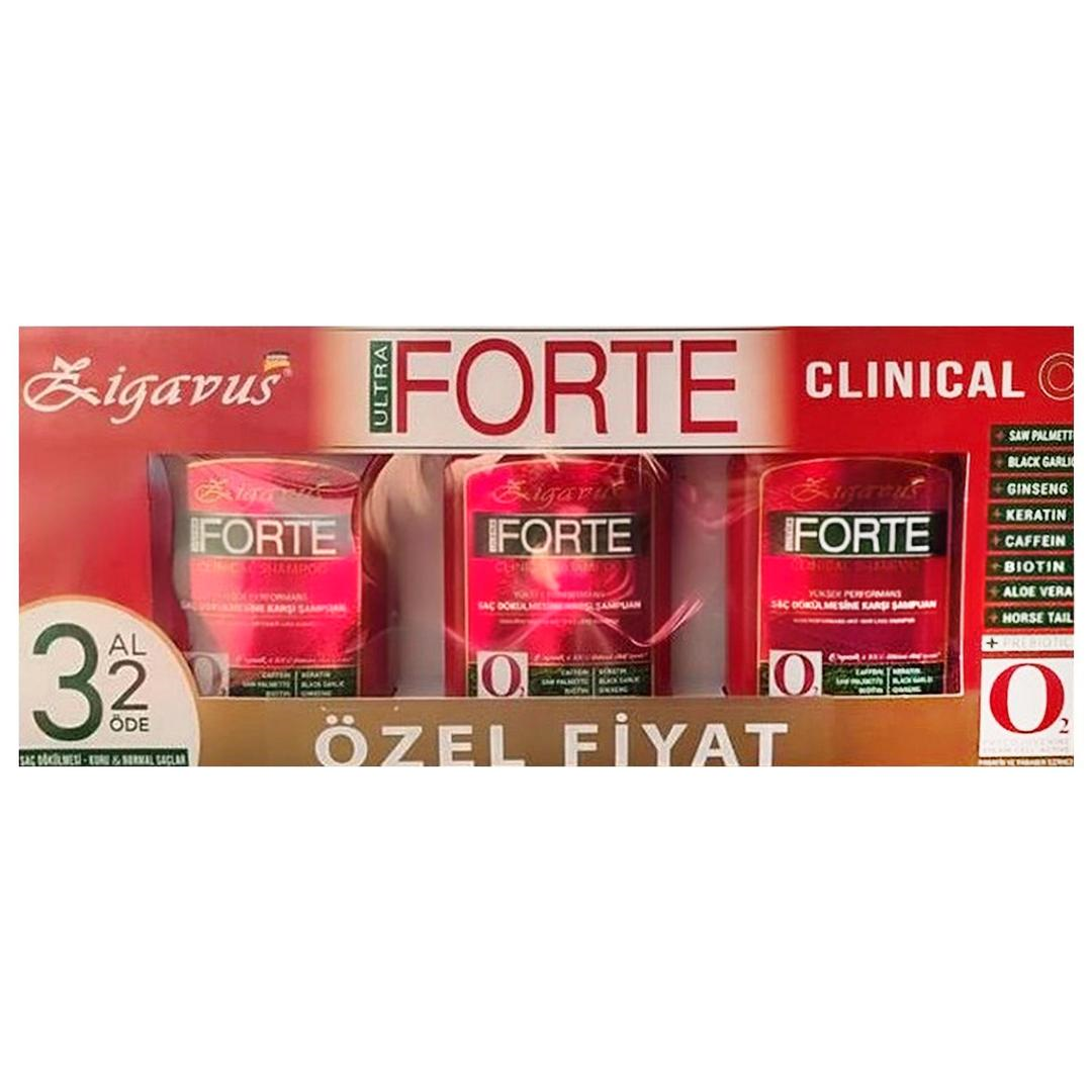 Zigavus Forte Ultra Şampuan Kuru Saçlar İçin 300 ml 3 Al 2 Öde - Özel Fiyat Etiketli