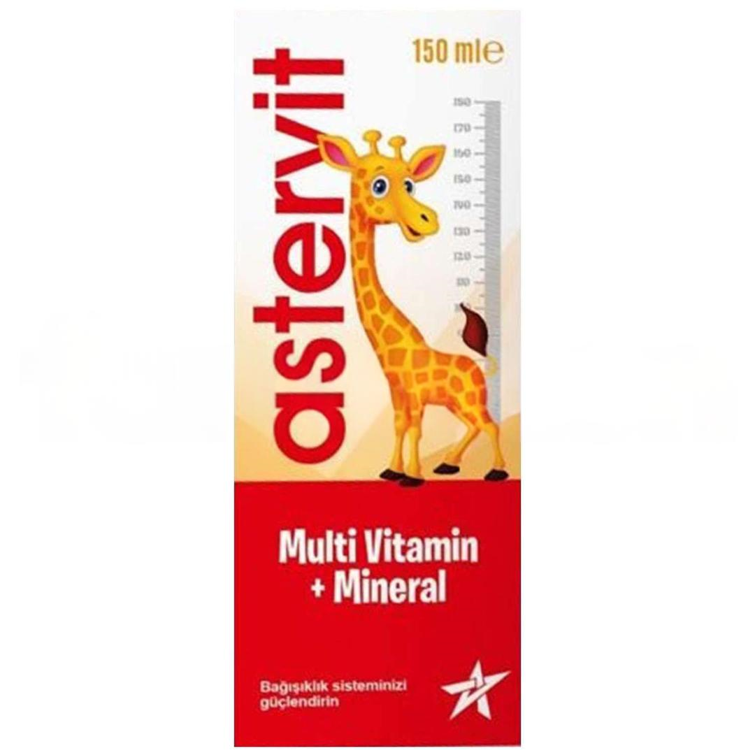 Astervit Multivitamin + Mineral Şurup 150 ml