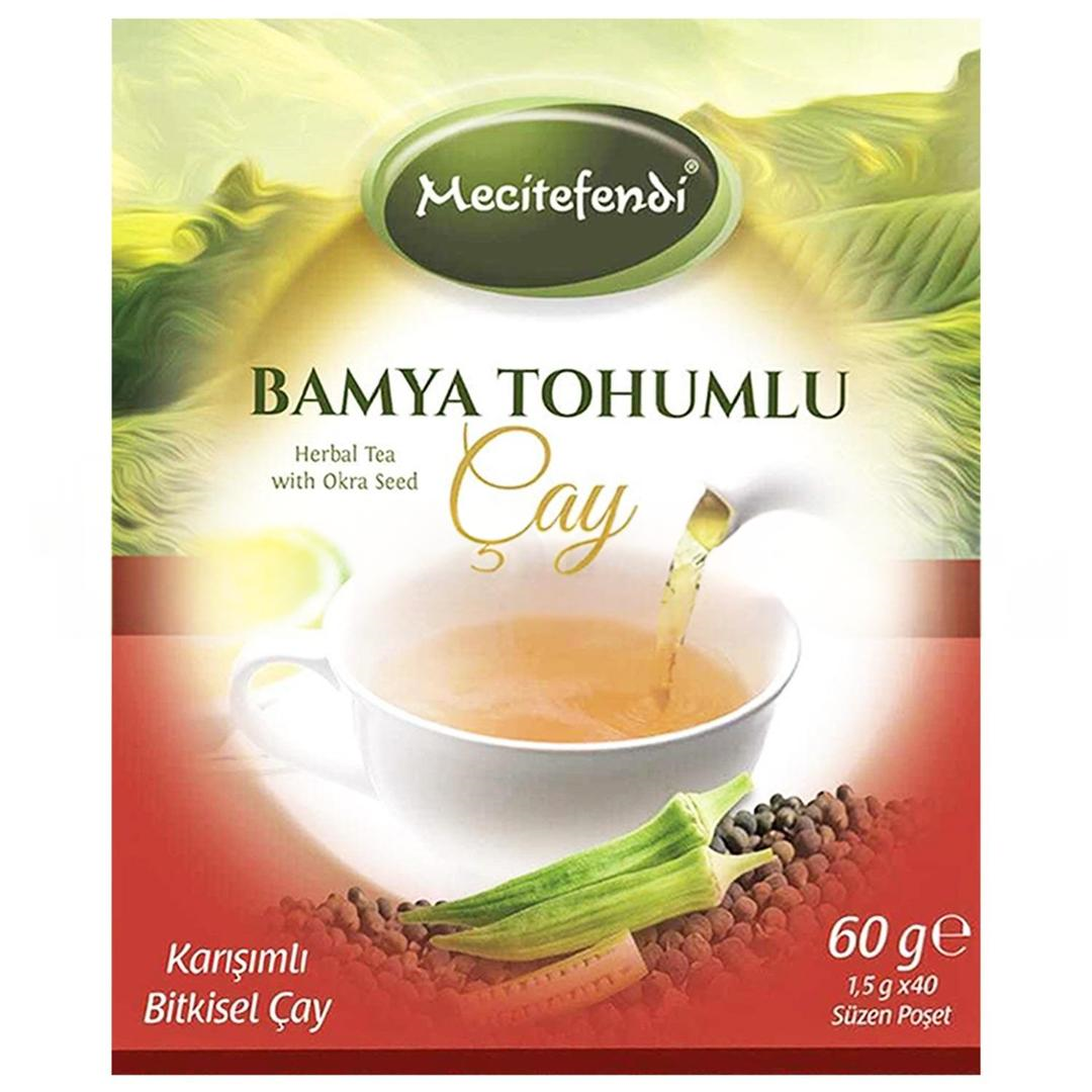 Mecitefendi Bamya Tohumlu Bitki Süzen Poşet Çay 40 x 1.5 gr