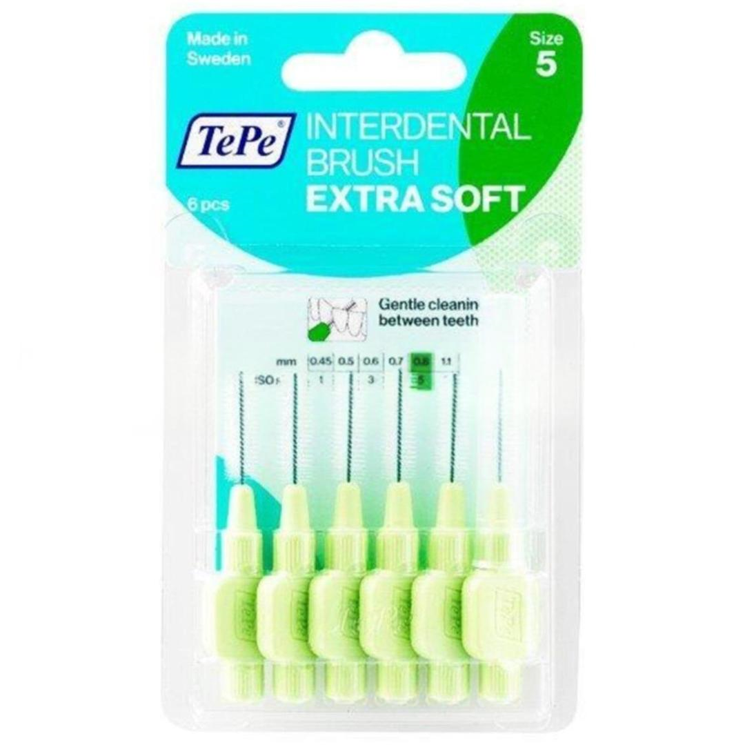 Tepe İnterdental Brush Extra Soft Yeşil 0,8 - 6'lı