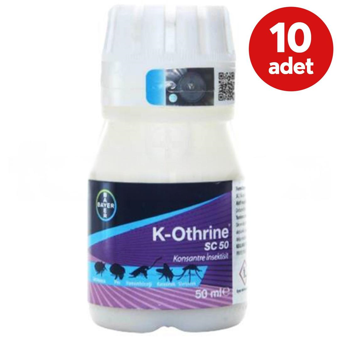 Bayer K-Othrine SC50 Konsantre İnsektisit 50 ml - 10 Adet