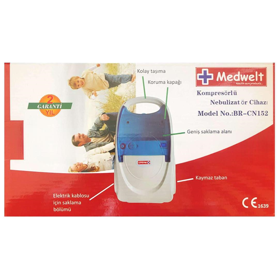 Medwelt BR-CN152 Kompresörlü Nebulizatör Cihazı