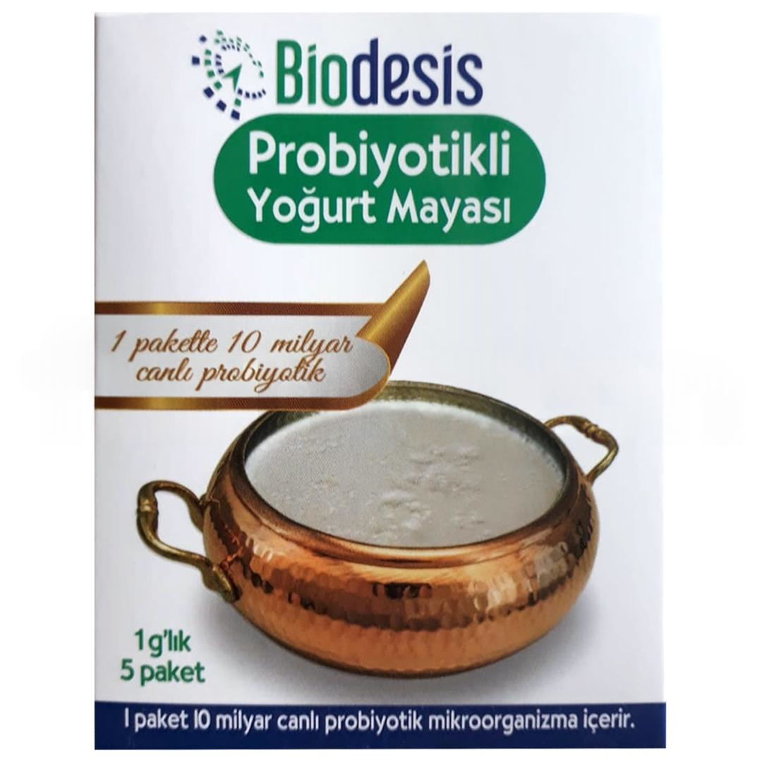 Biodesis Probiyotikli Yoğurt Mayası 5 x 1 gr