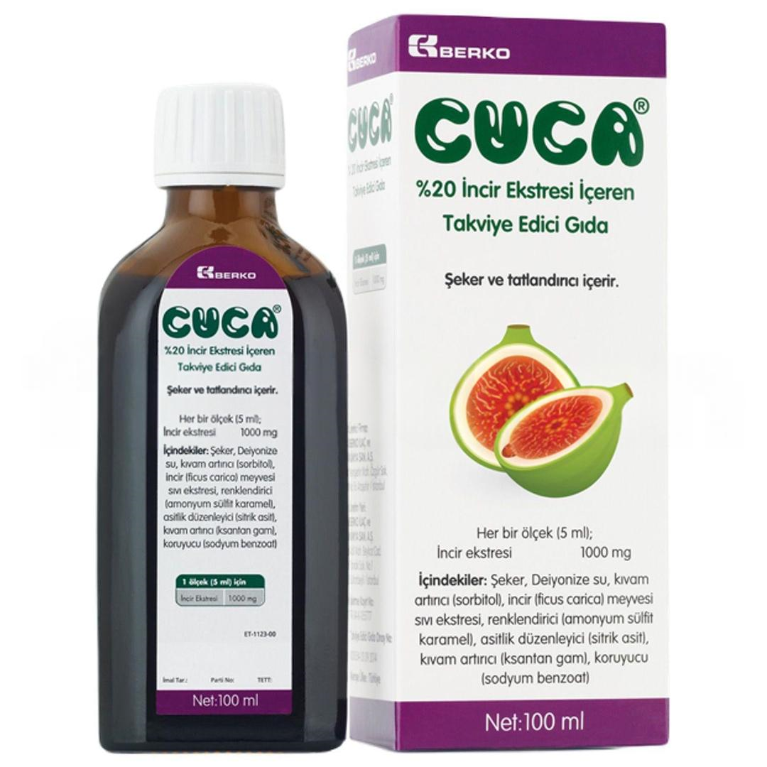 Cuca İncir Ekstresi Şurup 100 ml