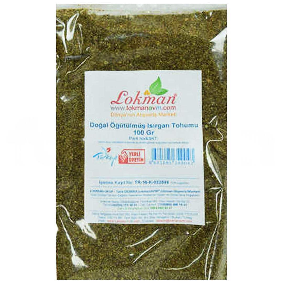 Lokmanavm Isırgan Tohumu Doğal Öğütülmüş 100 gr