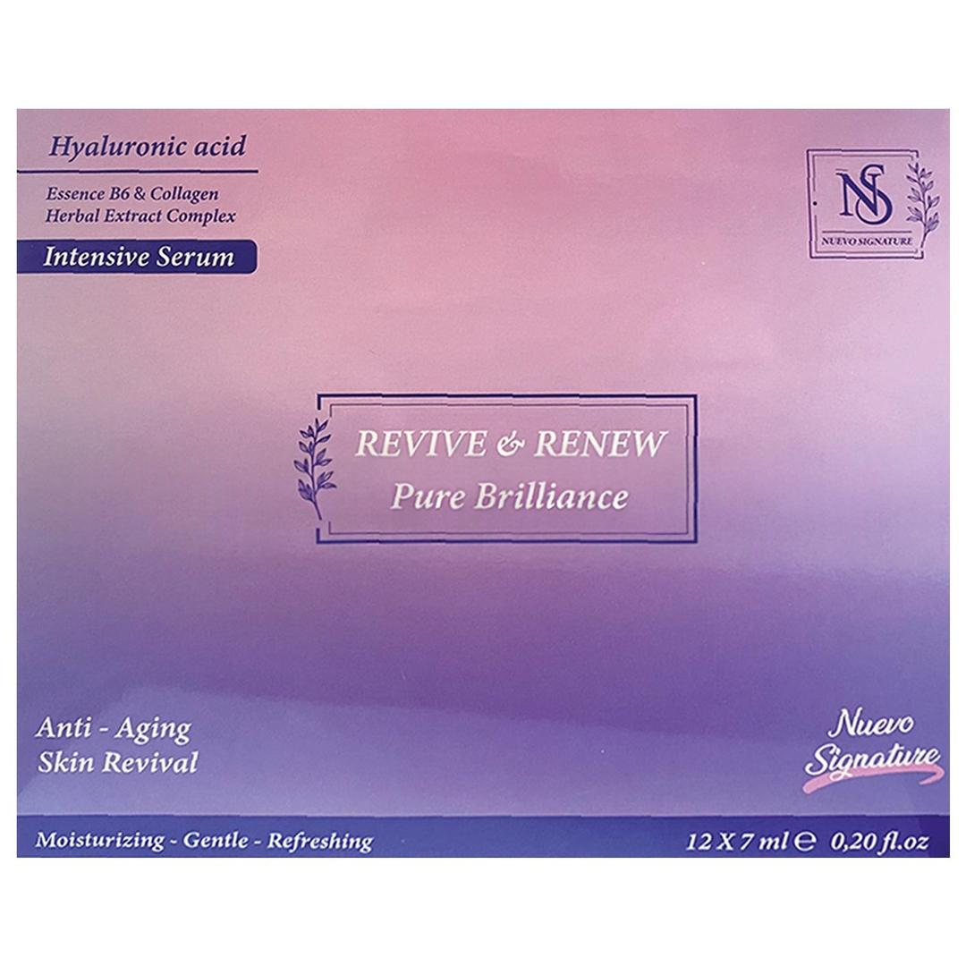 Nuevo Signature Yaşlanma Karşıtı Pembe Işıltı Serum Seti - 7 ml x 12
