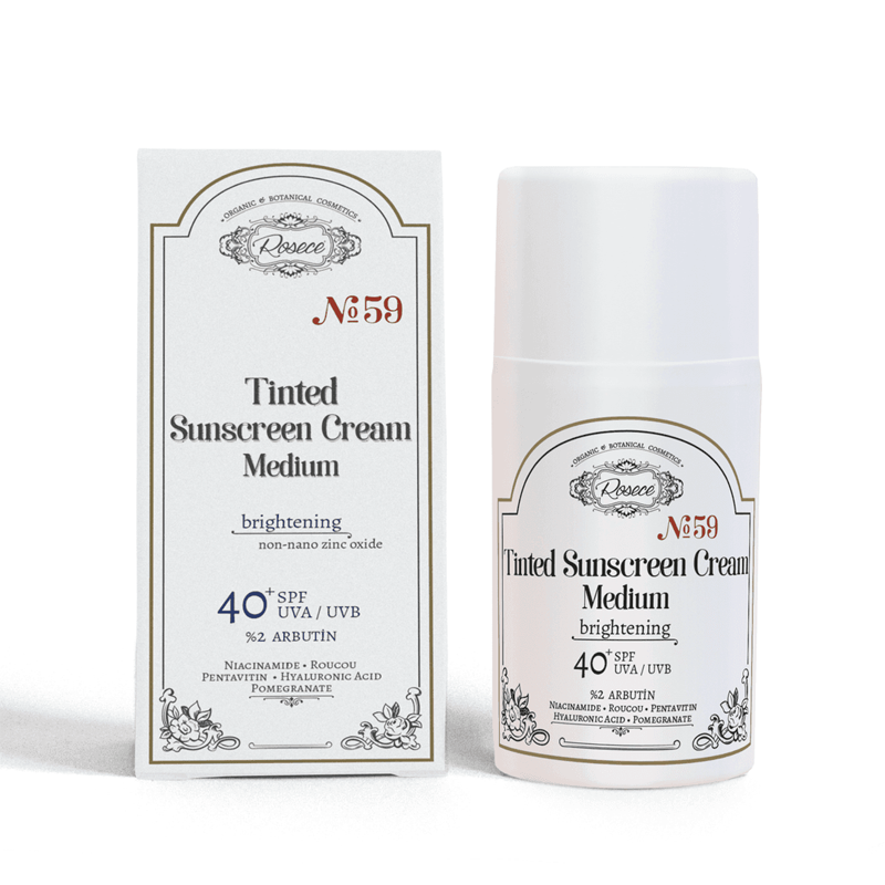 Rosece No59 Renkli Güneş Kremi 40+SPF Medium 50 ml