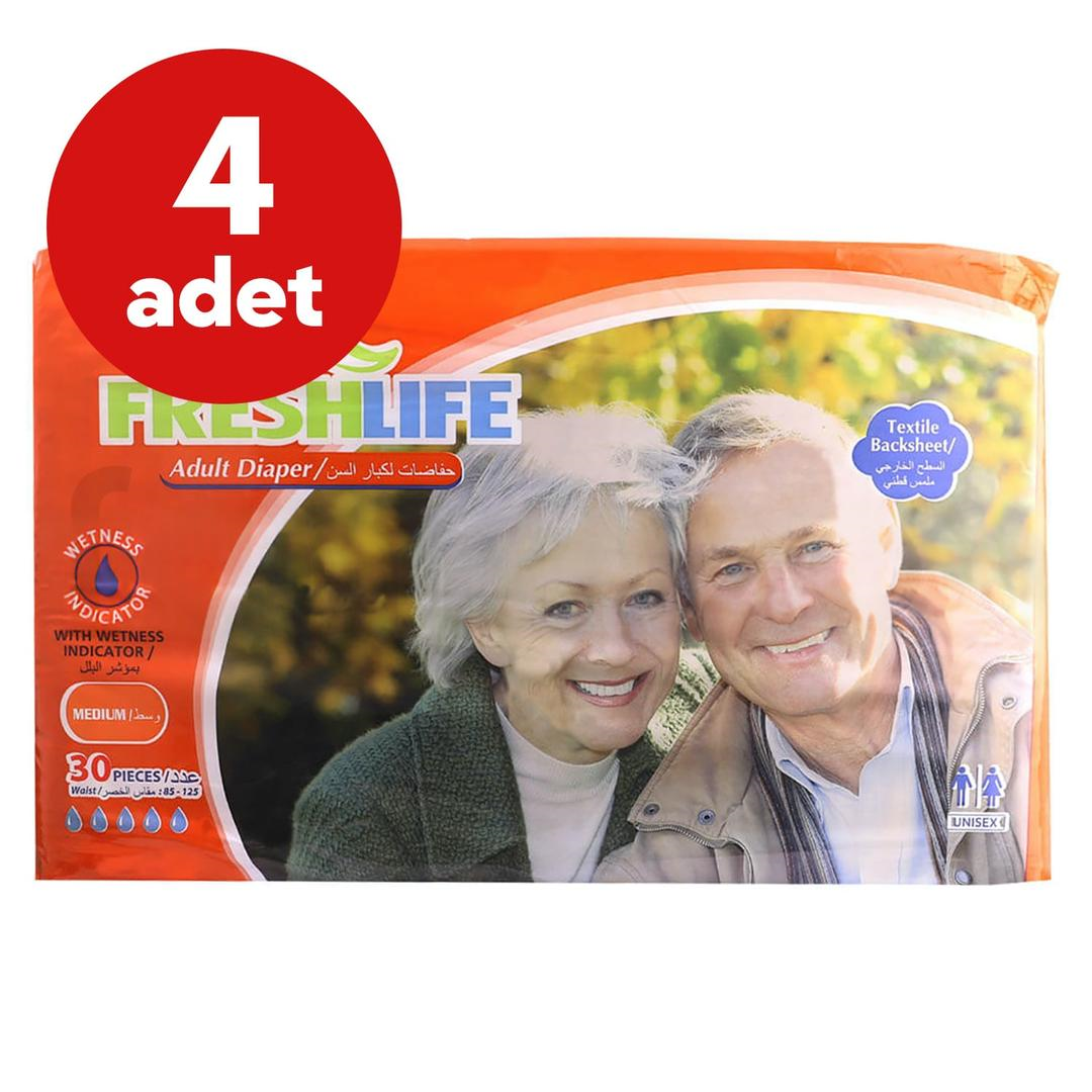 Freshlife Hasta Bezi Orta Boy 30'lu - 4 Adet