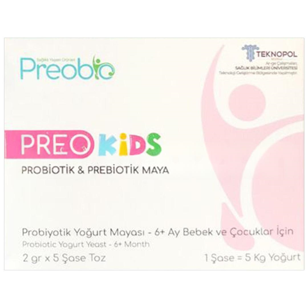 Preobio Preokids Probiotik & Prebiotik Maya 2 gr x 5 Şase