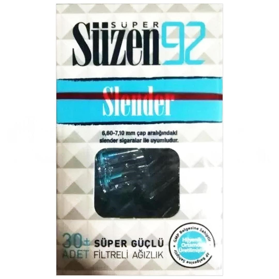 Süzen 92 Slender Filtreli Sigara Ağızlığı 30'lu