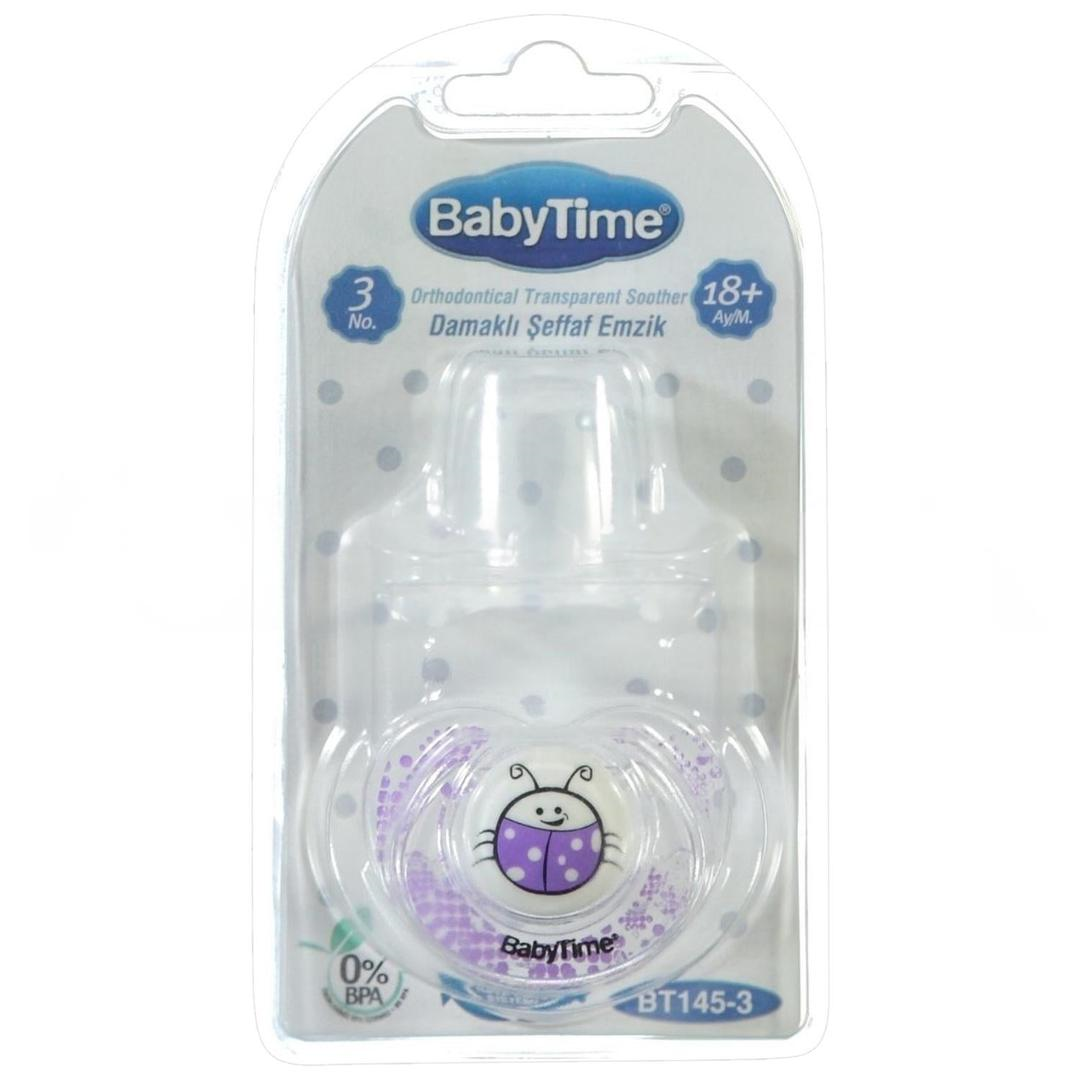 Baby Time BT145 Damaklı Desenli Mat Emzik No: 3