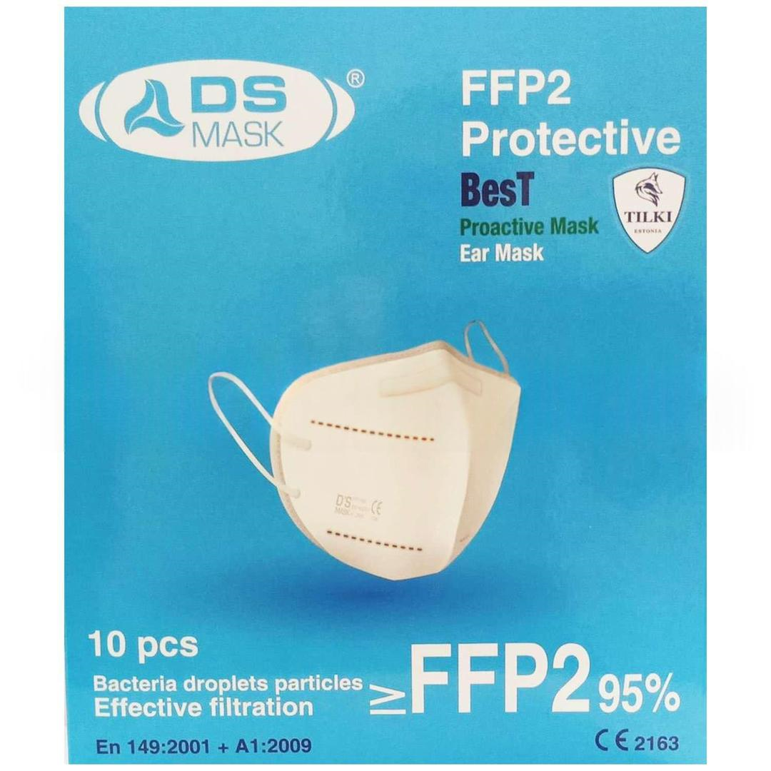 Damla Sağlık FFP2 Ventilsiz Koruyucu Maske 10'lu