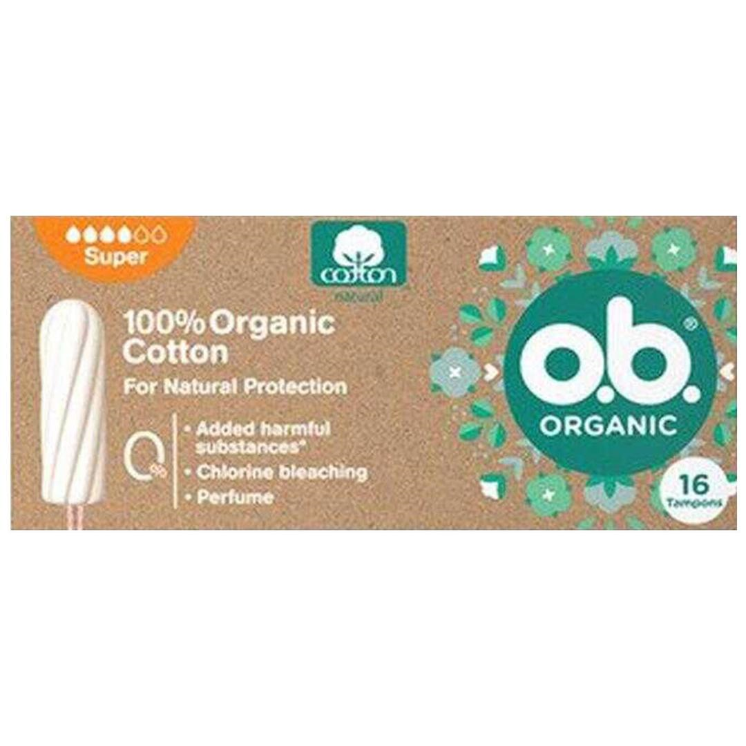 O.B. Organic Süper Tampon 16'lı