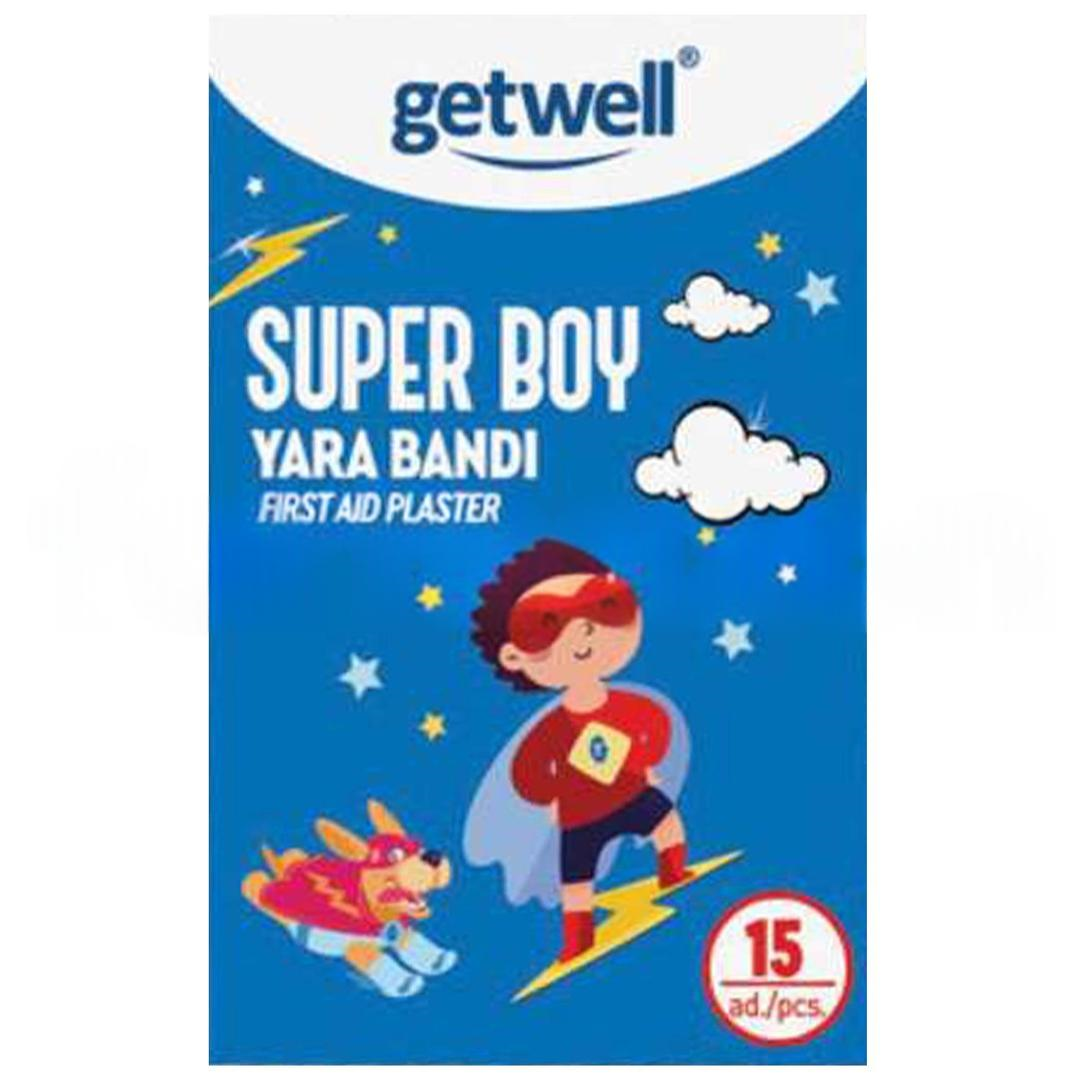 Getwell Süper Boy Yara Bandı 15'li