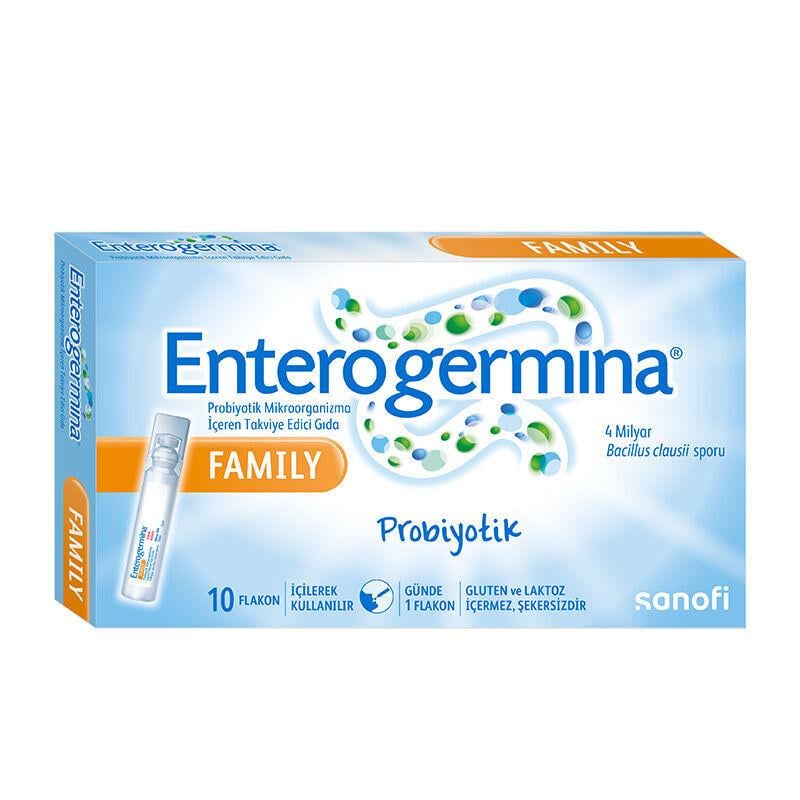 ENTEROGERMINA FAMILY 10 FLAKON YETİŞKİN PROBİYOTİK MİKROORGANİZMA