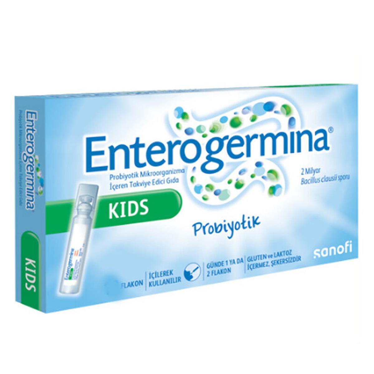 ENTEROGERMINA KIDS 20 FLAKON ÇOCUK PROBİYOTİK MİKROORGANİZMA