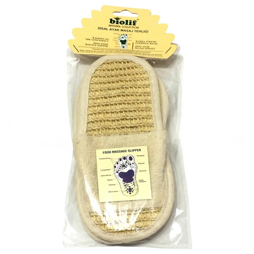 Biolif Sisal Ayak Masaj Terliği 0106