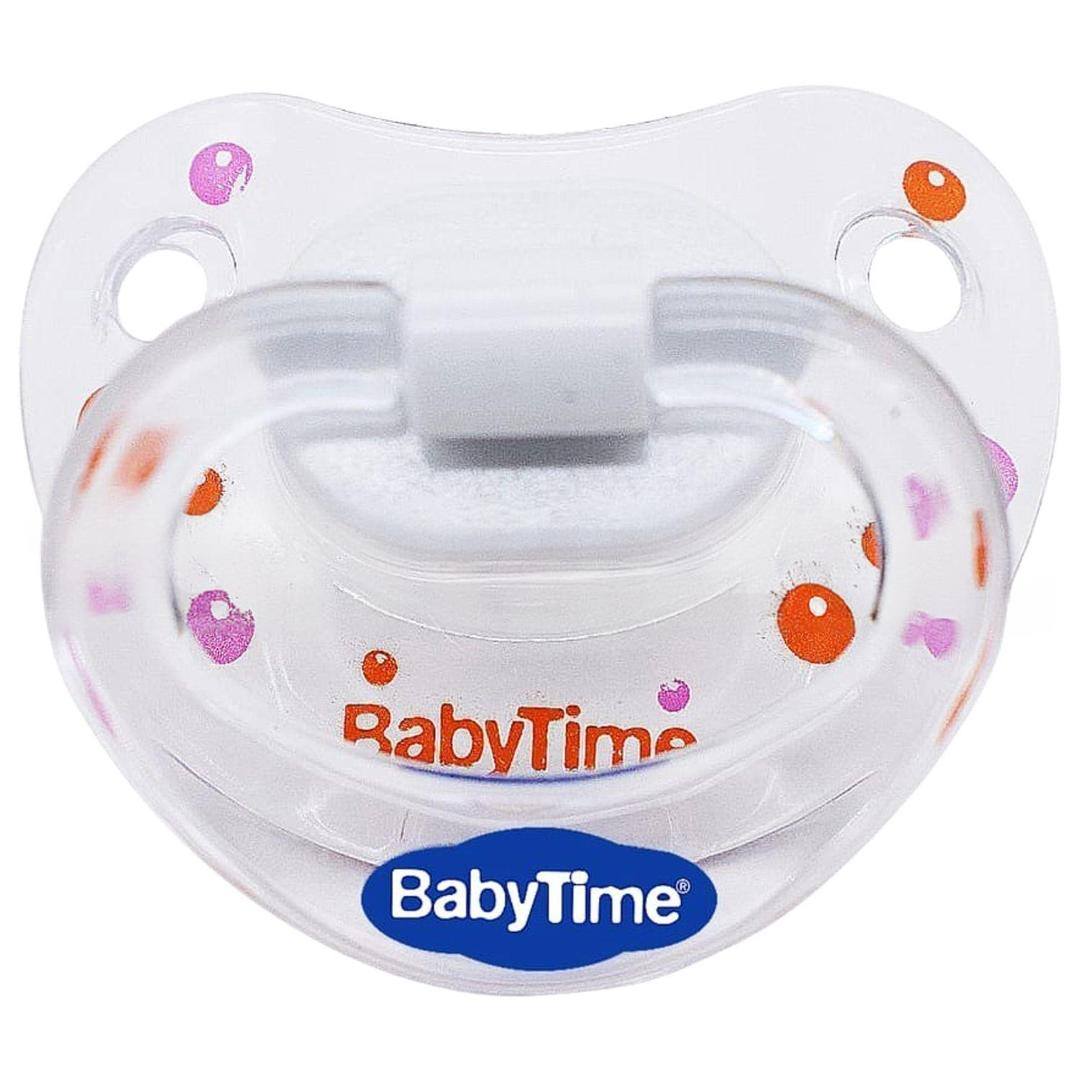 Baby Time BT126-2 Damaklı Şeffaf Desenli Emzik
