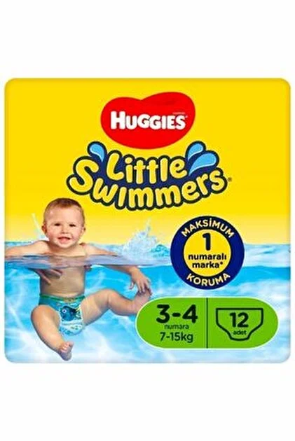 HUGGIES LITTLE SWIMMERS 7X15KG(12X3)