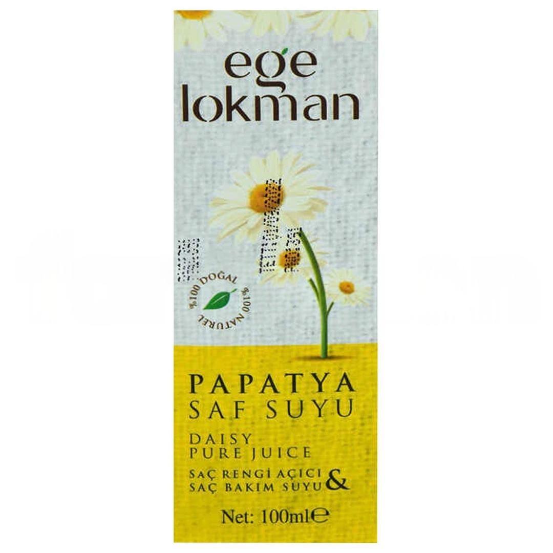 Ege Lokman Saç Bakımı Doğal Papatya Saf Suyu 100 ml