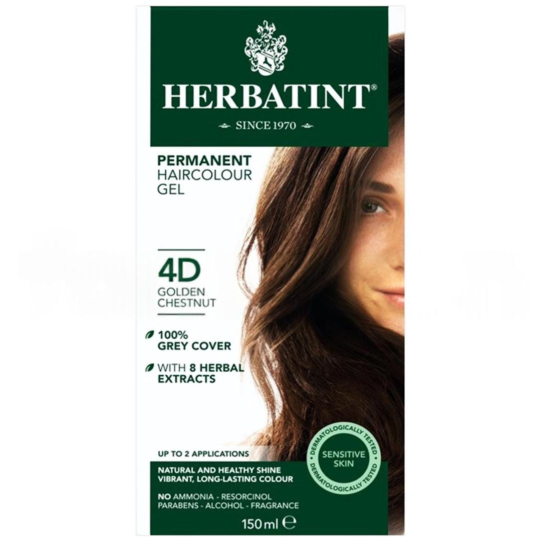 Herbatint Bitkisel Saç Boyası 4D Golden Chestnut 150 ml