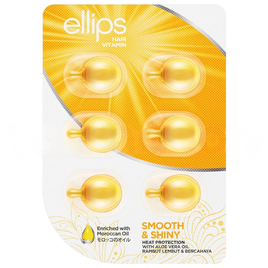 Ellips Smooth & Shiny Yumuşaklık ve Işıltı Veren Saç Vitamini 6'lı Blister
