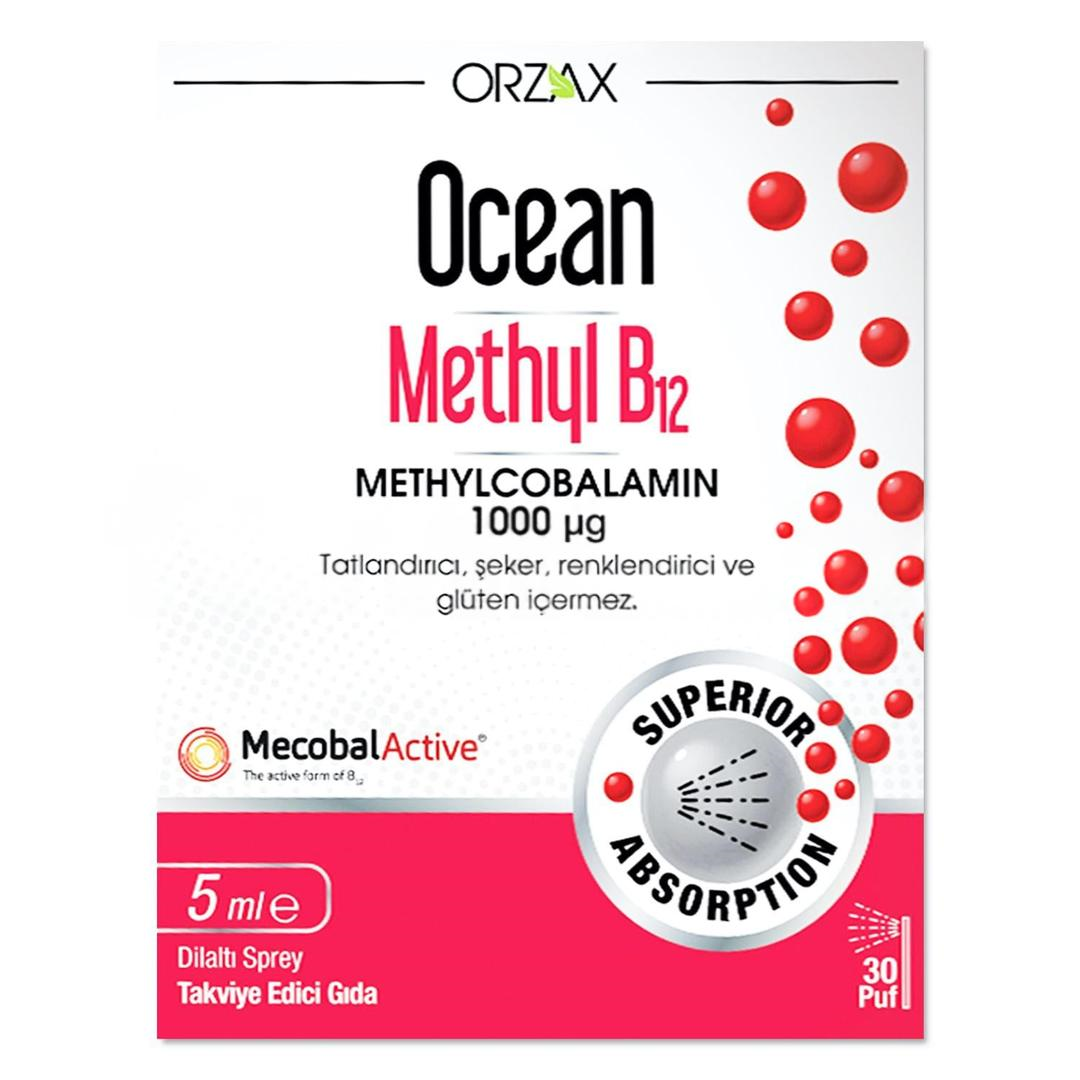 Ocean Methyl B12 Sprey 1000 mg 5 ml - Eski Ambalaj