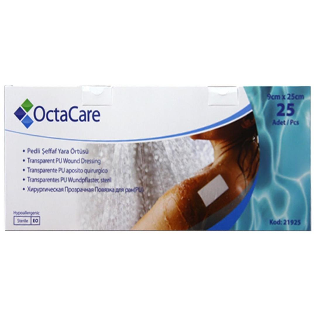 Octacare Steril Şeffaf Yara Örtüsü 9cm x 25cm 25'li